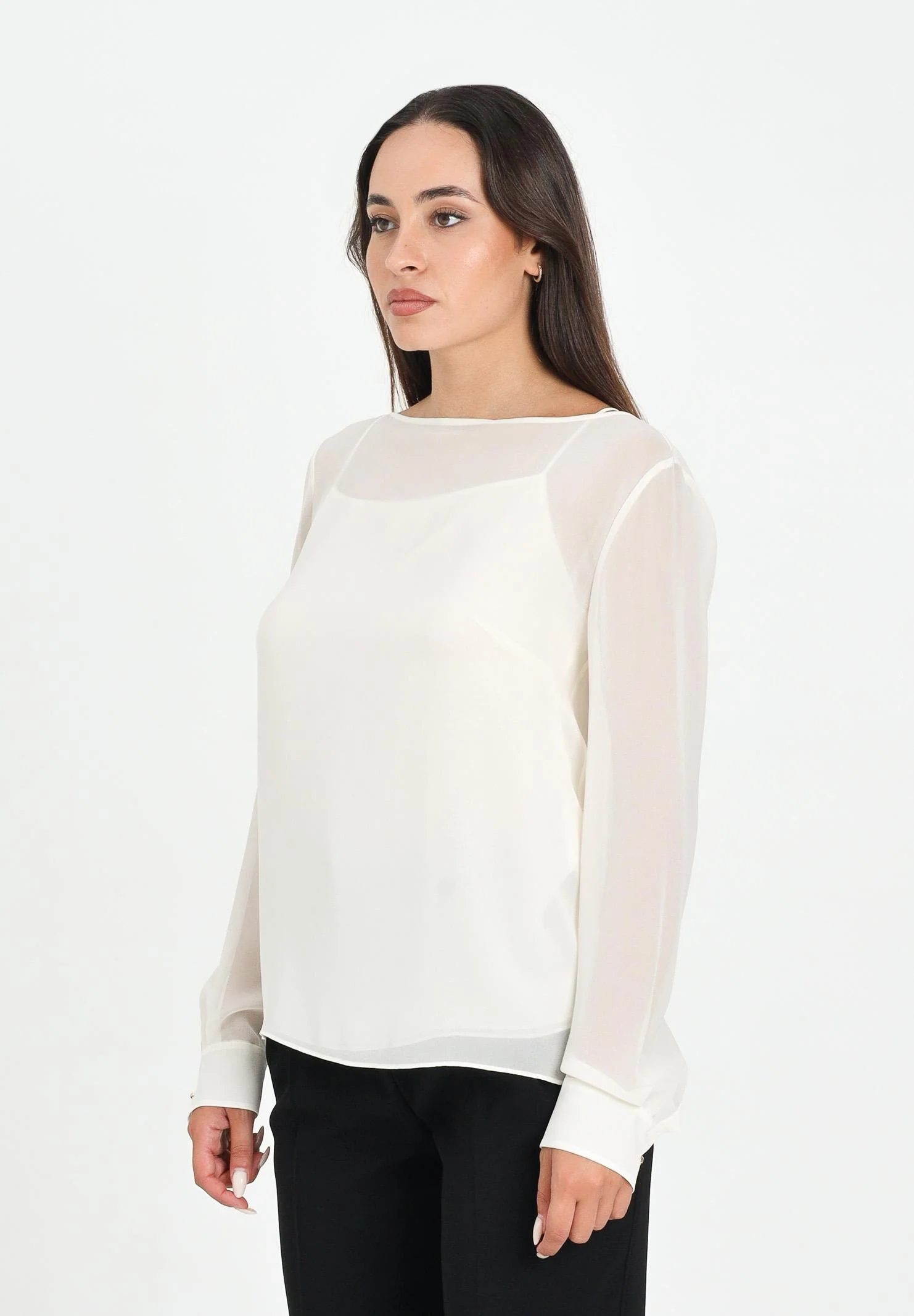 Image of MAX MARA Blusa panna da donna