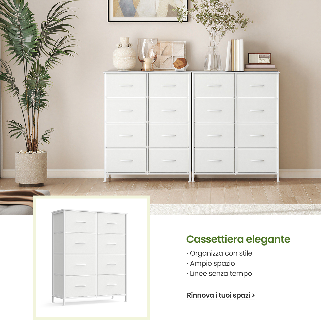 Cassettiera elegante