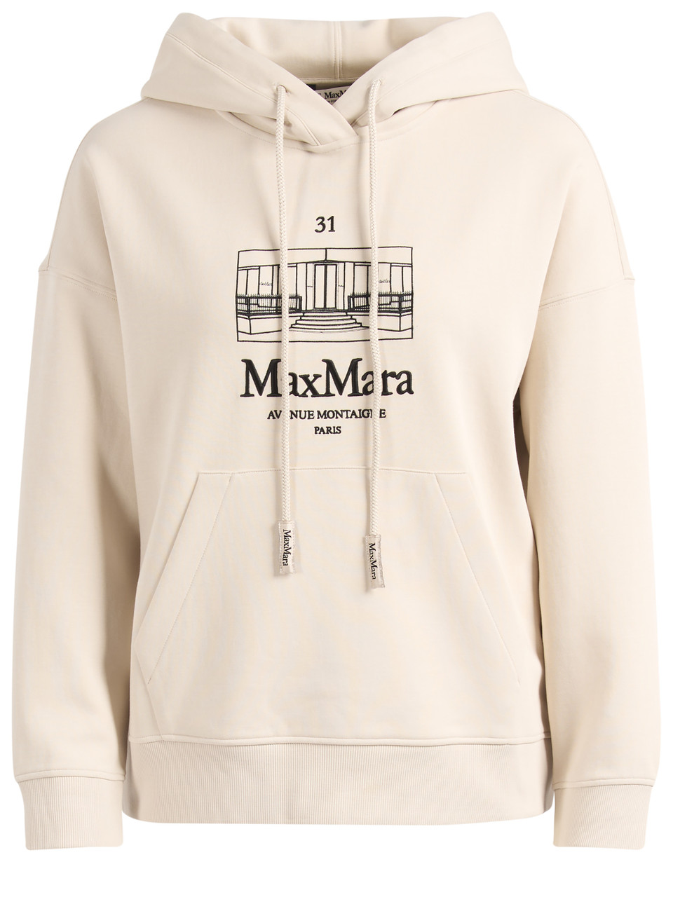 Image of Felpa 'S Max Mara Smmandrea in jersey color ecru