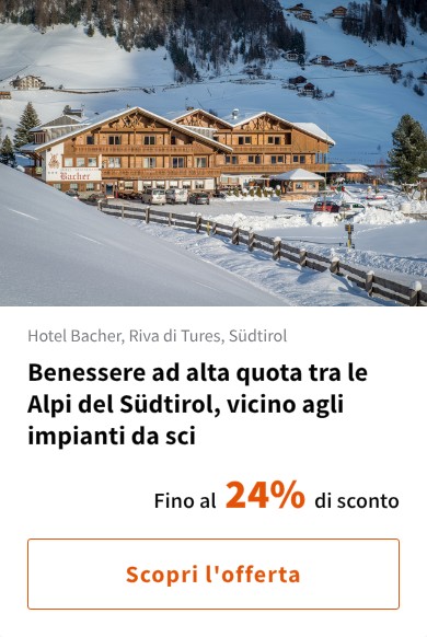 Benessere ad alta quota tra le Alpi del Südtirol, vicino agli impianti da sci