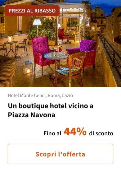 Un boutique hotel vicino a Piazza Navona