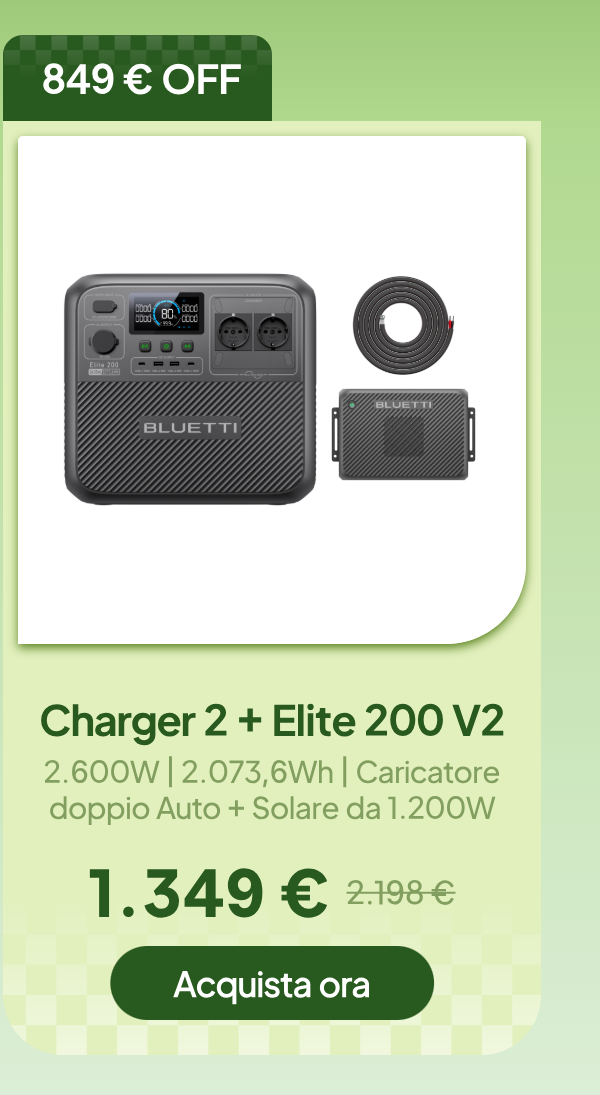 BLUETTI Charger 2+Elite 200 V2