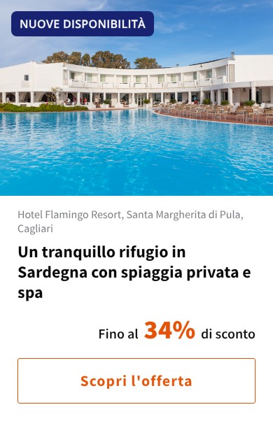 Un tranquillo rifugio in Sardegna con spiaggia privata e spa