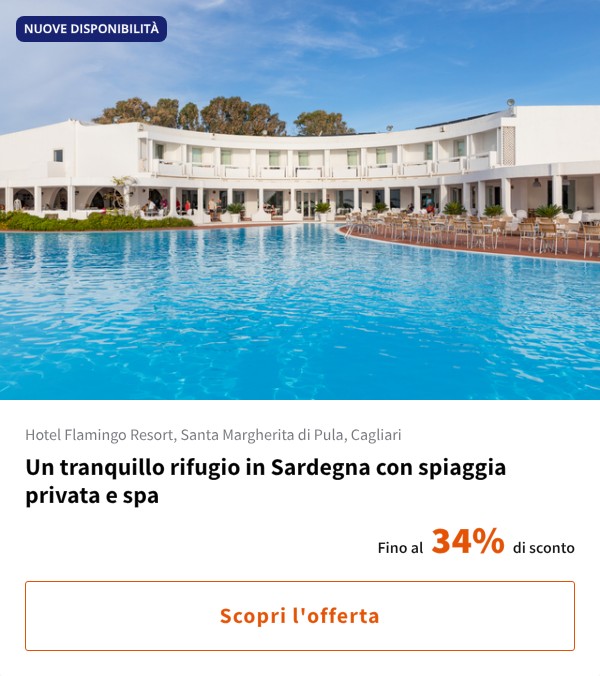 Un tranquillo rifugio in Sardegna con spiaggia privata e spa