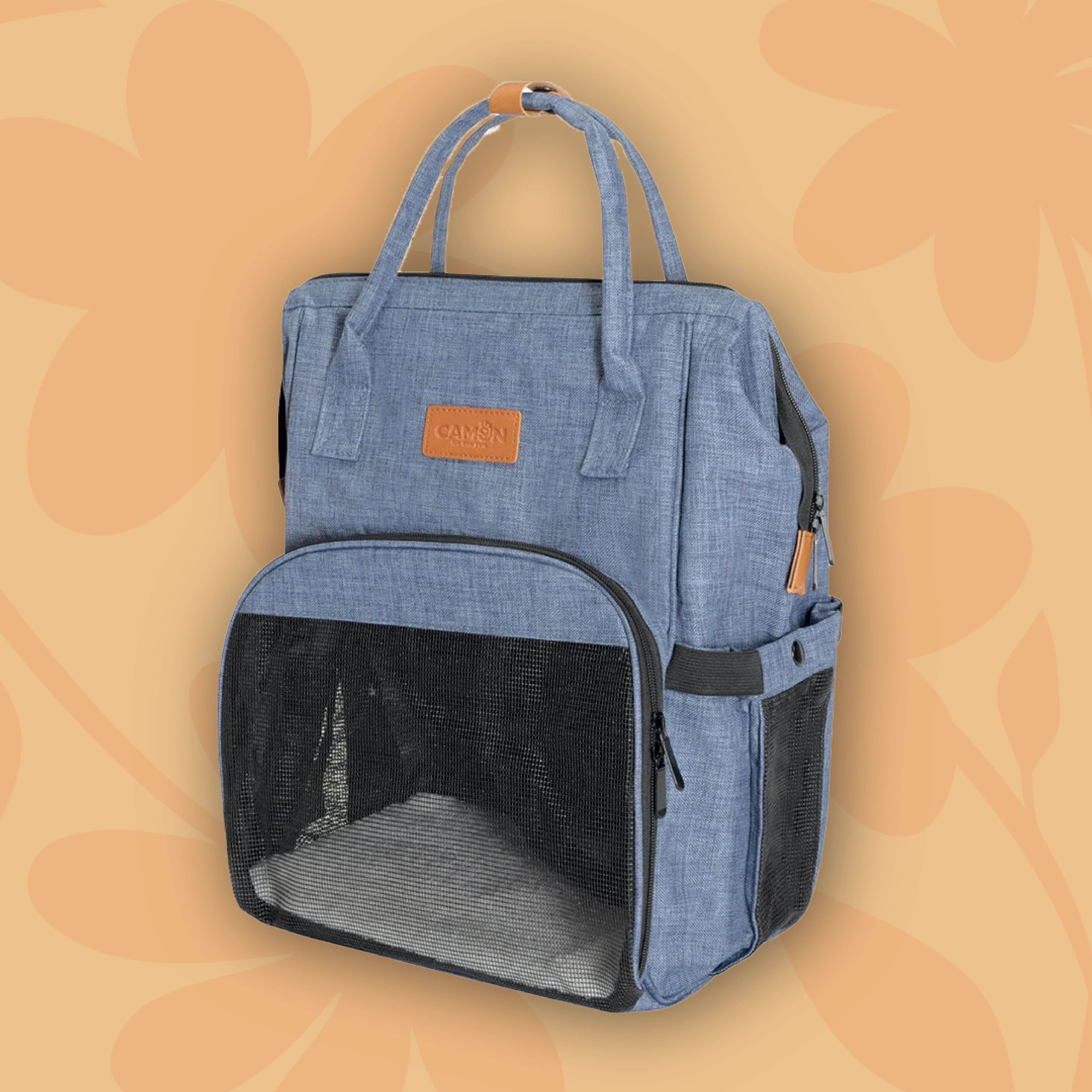 Image of Camon Borsa zainetto per piccoli animali Blu