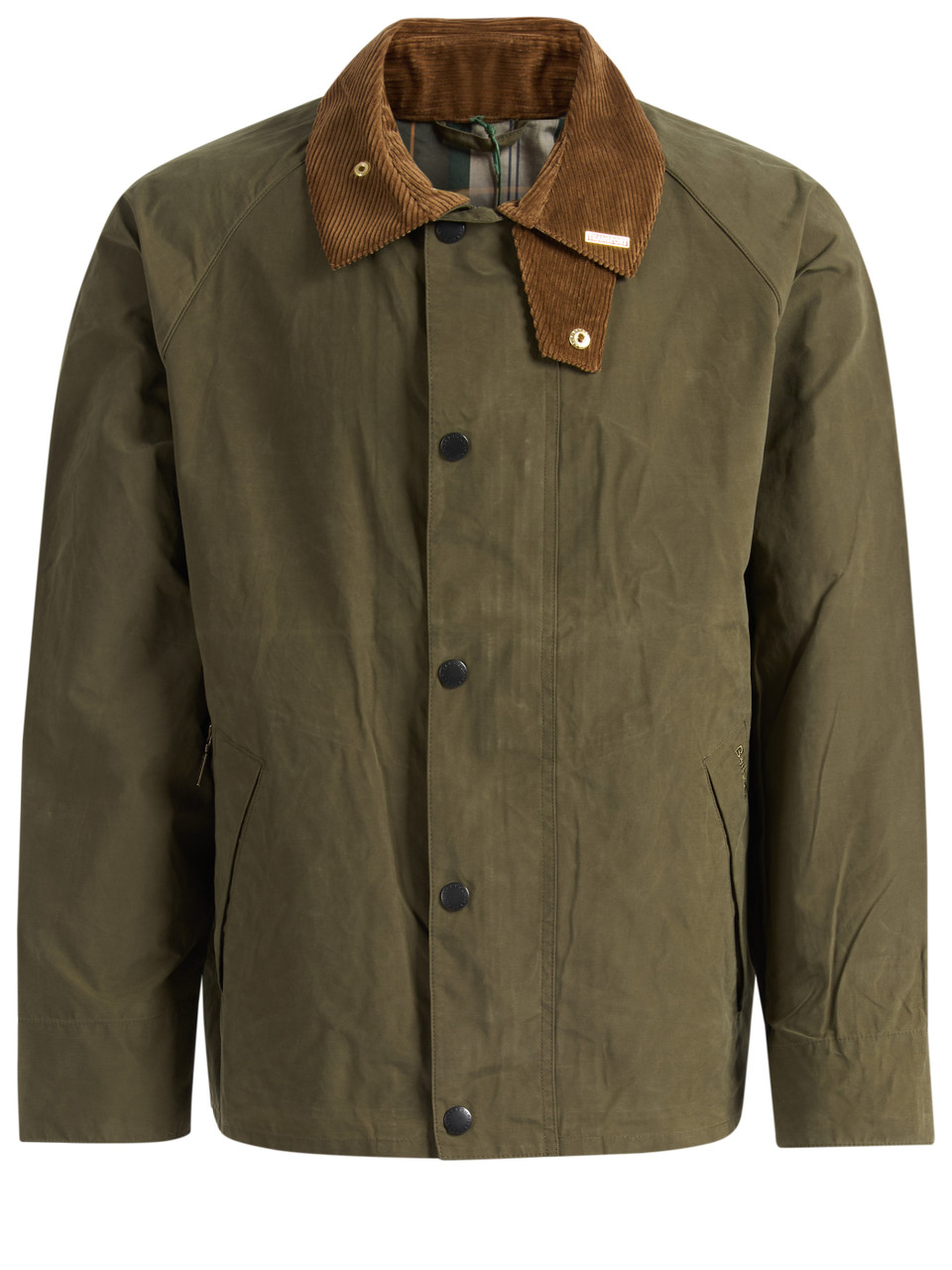 Image of Giacca Barbour Transport Icons in cotone verde
