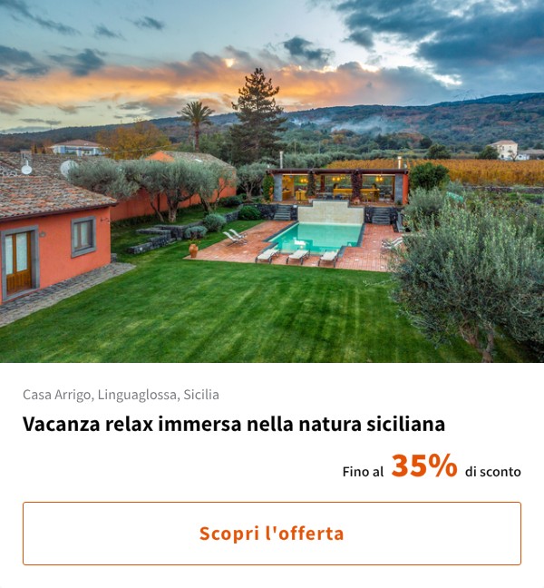Vacanza relax immersa nella natura siciliana