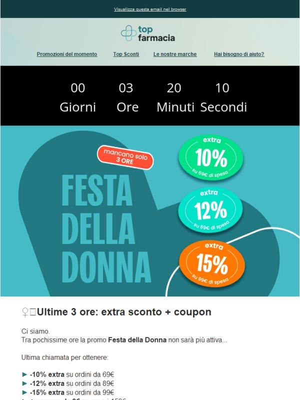⏳ Ultime 3 ore: non perdere la doppia promo!