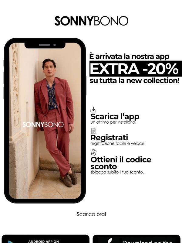 Extra -20% sulla nostra APP! 📢