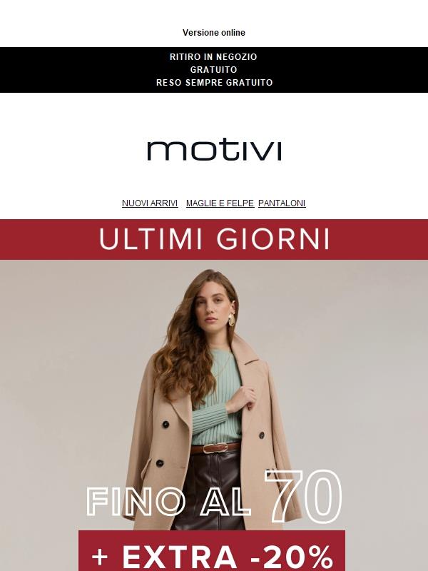 ULTIMI GIORNI | Fino al -70% ⏳