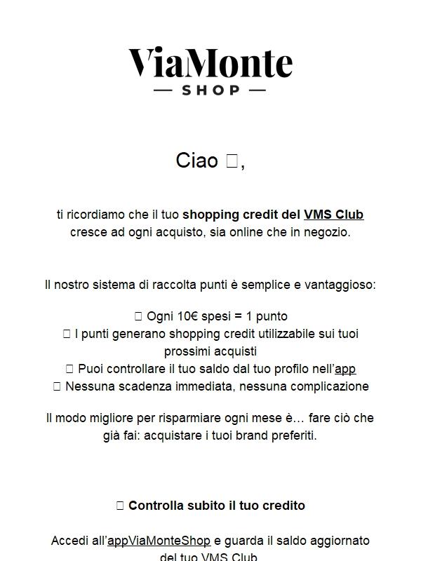 Hai già controllato il tuo credito? ✨