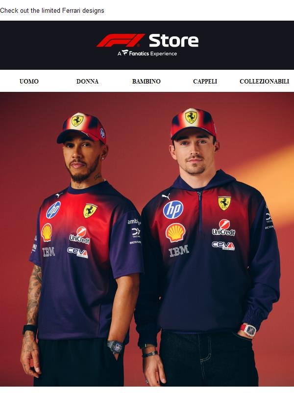 New in from Ferrari! Chinese GP specials