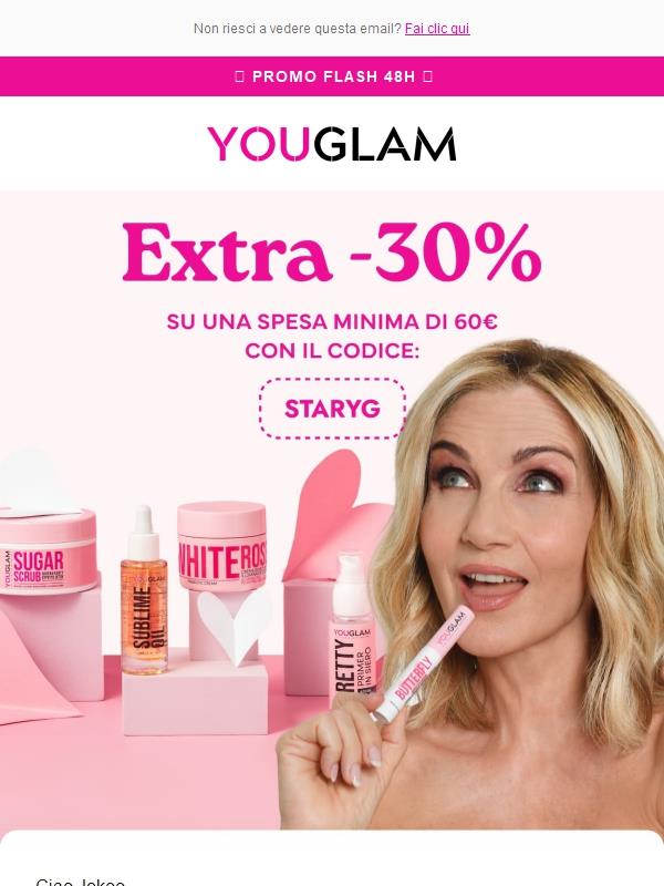 Prova Youglam con un -30% di sconto!