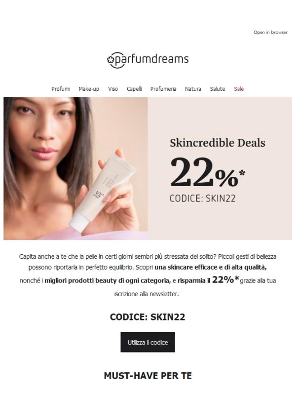 -22% per la tua routine di skincare ✨