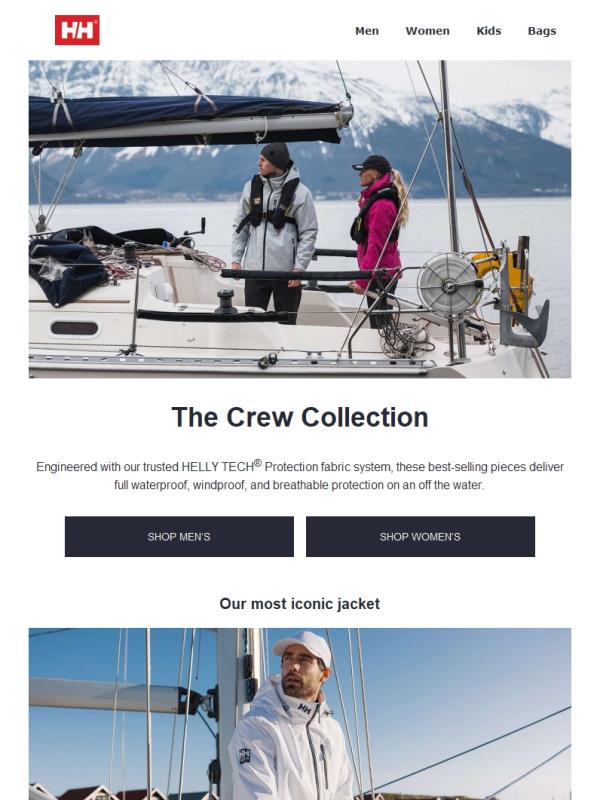 The legendary Crew Collection