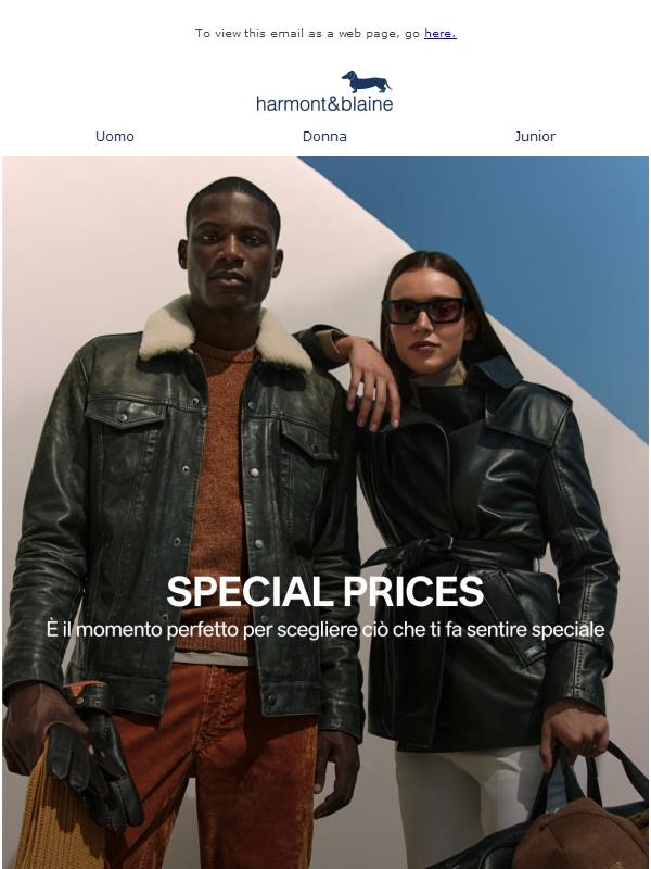 SPECIAL PRICES -40% HB e -70% HB Jeans