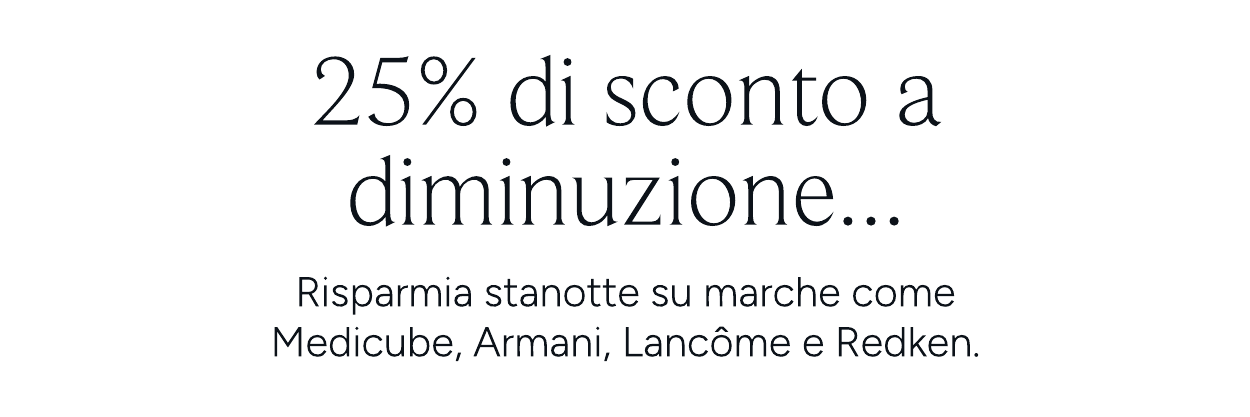 25 di sconto 