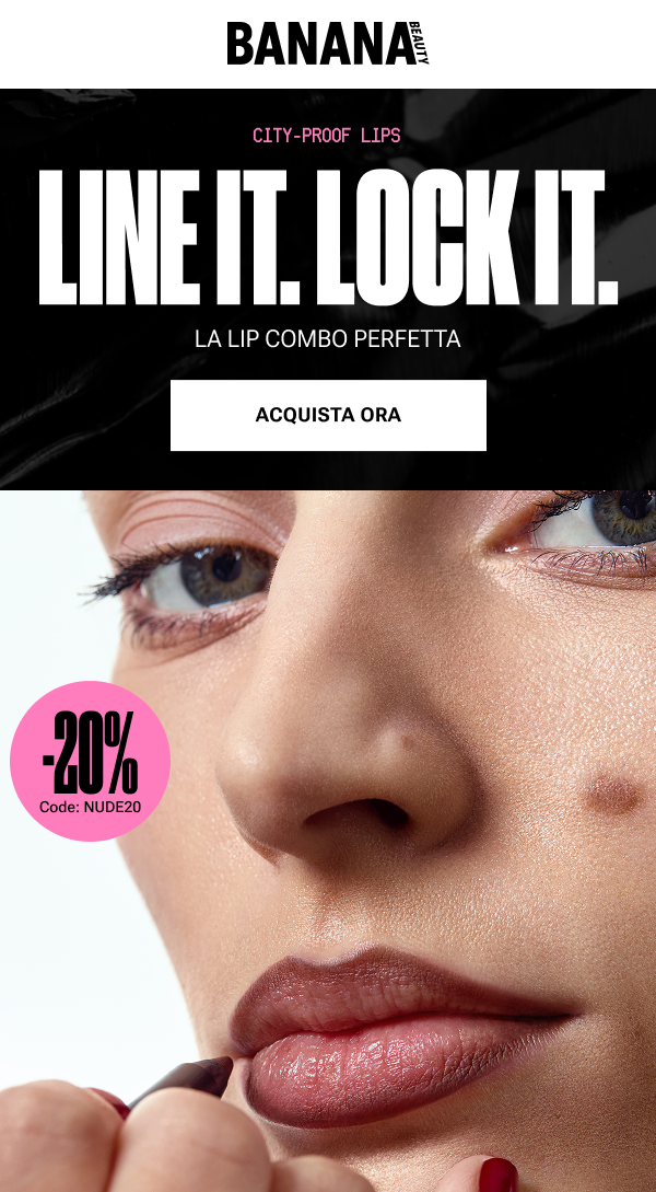 Line it. Lock it. La lip combo perfetta!