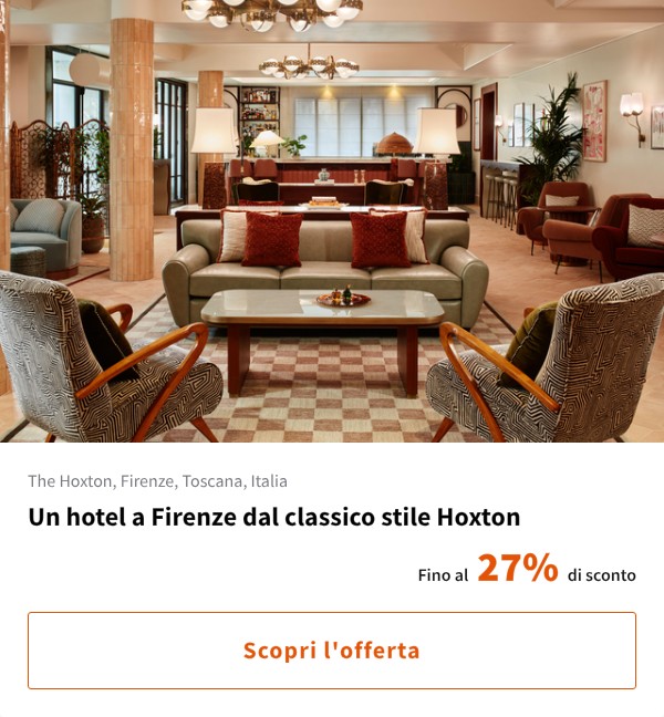 Un hotel a Firenze dal classico stile Hoxton
