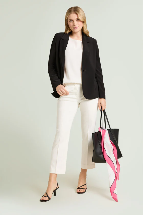 BLAZER IN COMPACT STRETCH