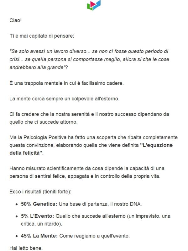 Esiste l’equazione della felicità?