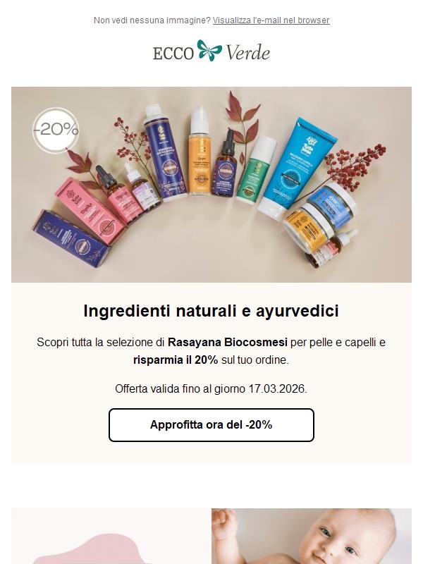 🧘Rasayana Biocosmesi adesso al -20%