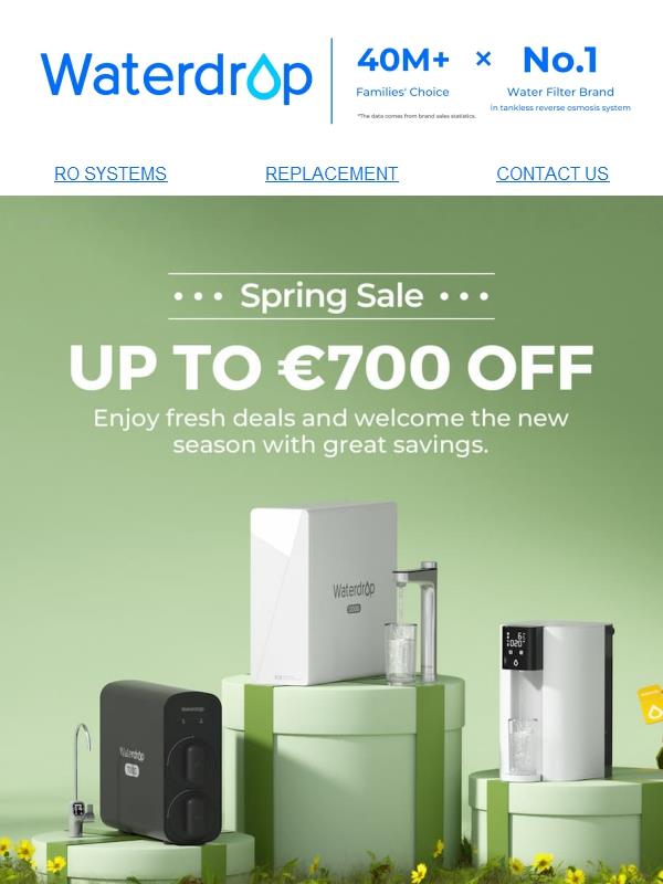 Offerte Fresh Spring: fino al € 700% di sconto 🌱