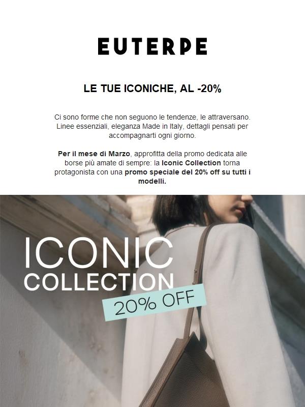 Le tue Iconiche al -20% ✨