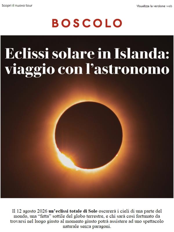 Eclissi Solare 2026 in Islanda