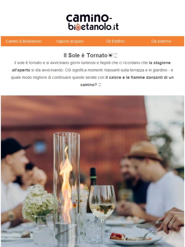 Prepara il tuo giardino per la primavera con un biocamino