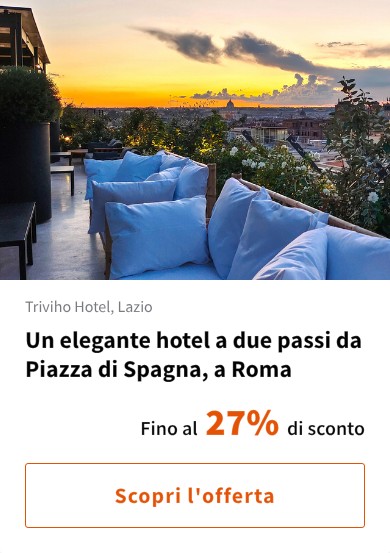 Un elegante hotel a due passi da Piazza di Spagna, a Roma