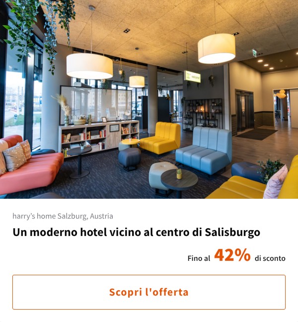 Un moderno hotel vicino al centro di Salisburgo