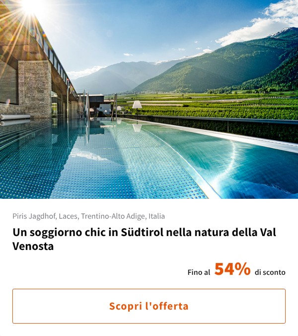 Un soggiorno chic in Südtirol nella natura della Val Venosta