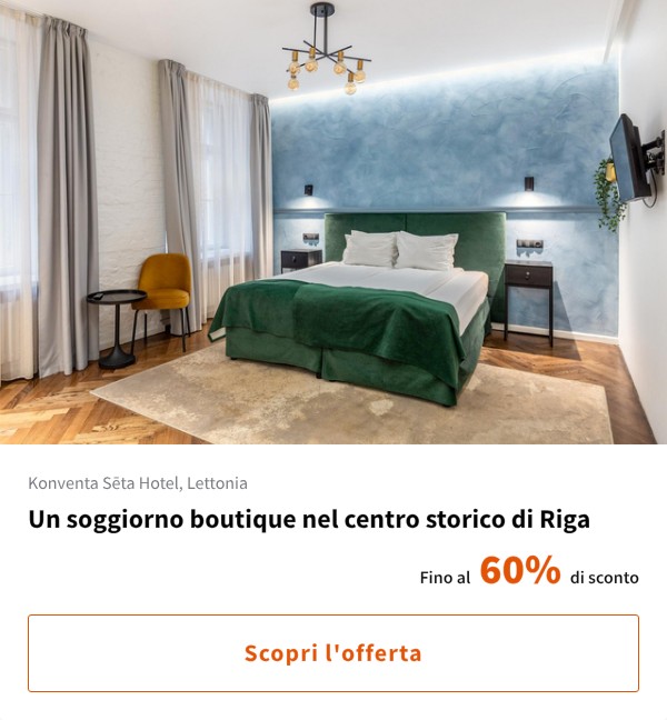 Un soggiorno boutique nel centro storico di Riga