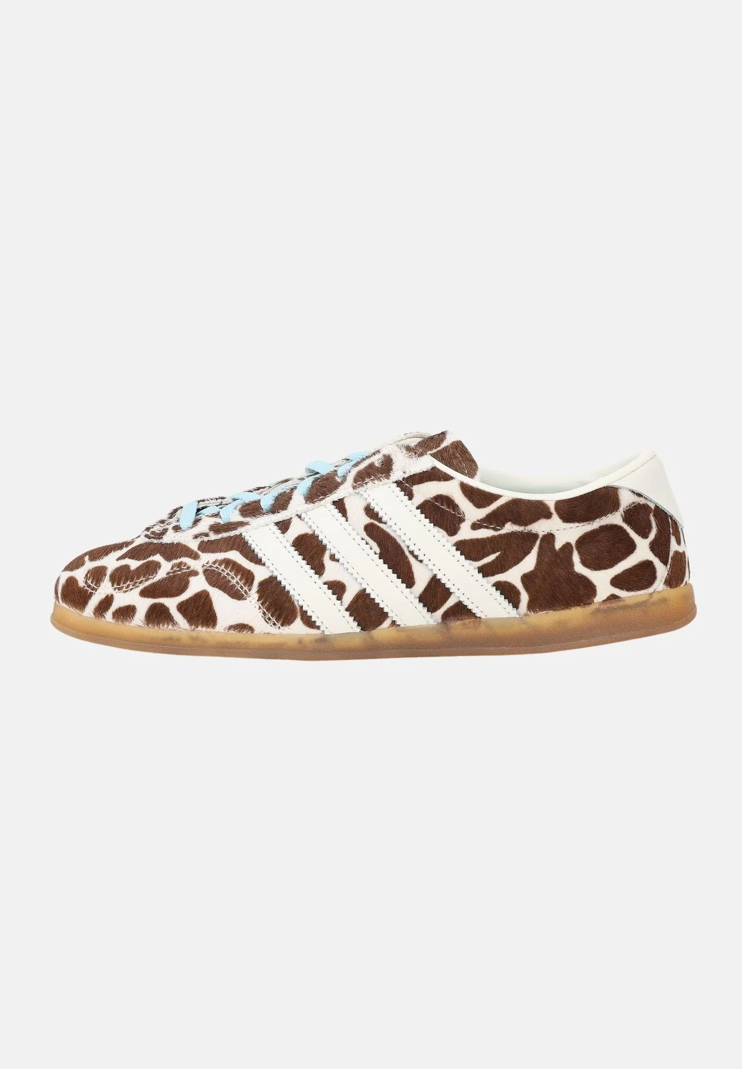 Image of ADIDAS ORIGINALS Sneakers GAZELLE LO PRO panna e marrone da donna con fantasia giraffa