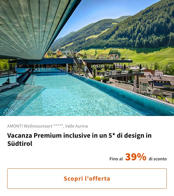 Vacanza Premium inclusive in un 5* di design in Südtirol