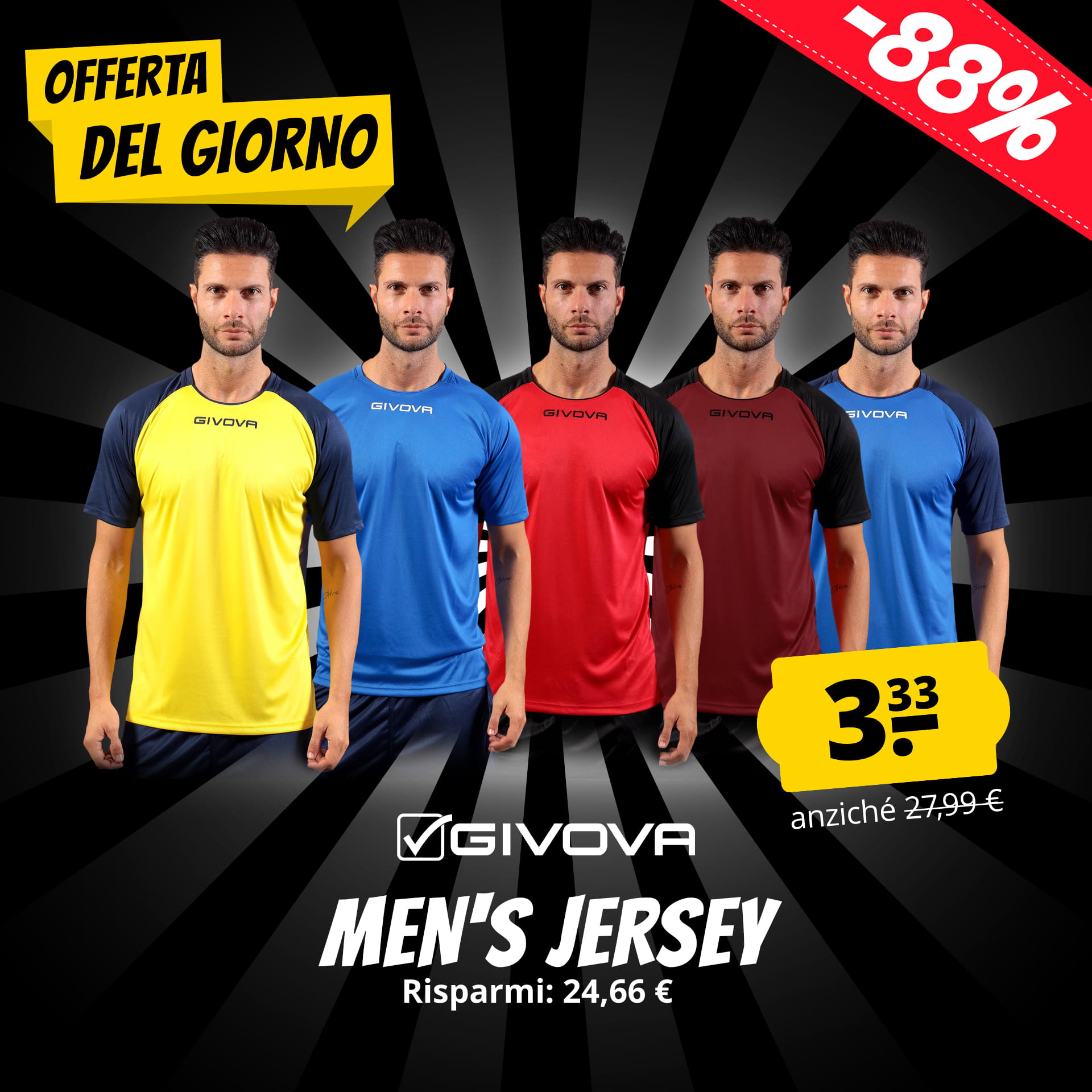 Givova Capo Uomo Maglia 