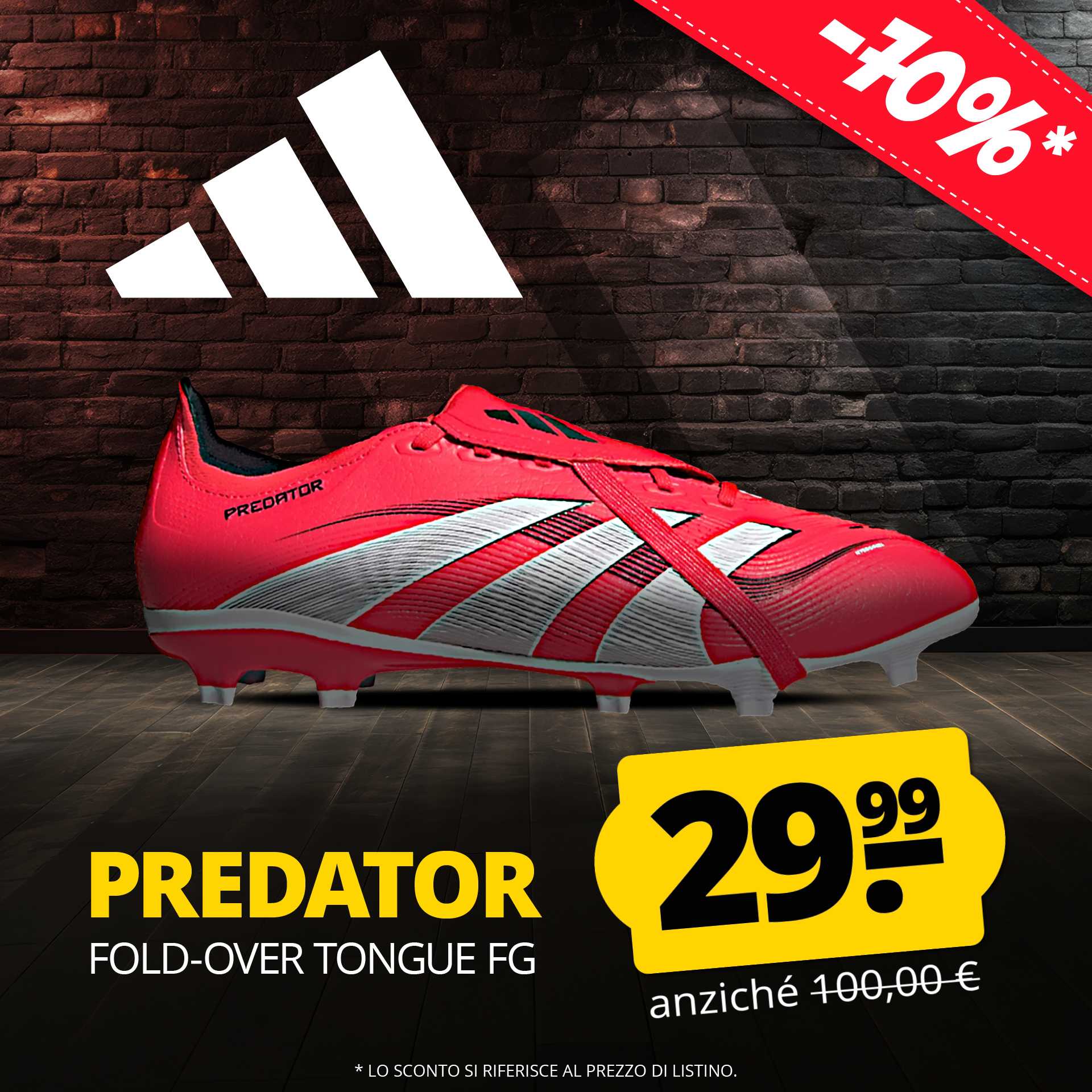 adidas Predator FG a soli 29,99 €