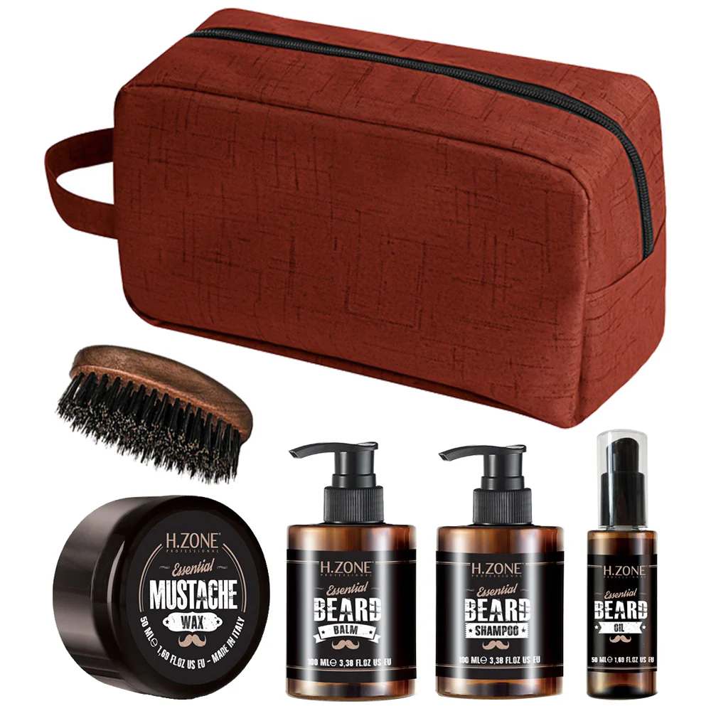 Image of H-ZONE Kit Barba e Baffi Essential Beard con Beauty ALTÉAX