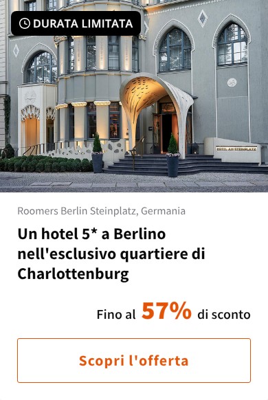 Un hotel 5* a Berlino nell'esclusivo quartiere di Charlottenburg