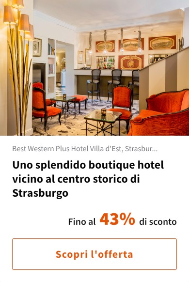 Uno splendido boutique hotel vicino al centro storico di Strasburgo