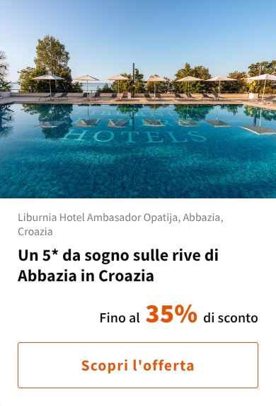 Un 5* da sogno sulle rive di Abbazia in Croazia