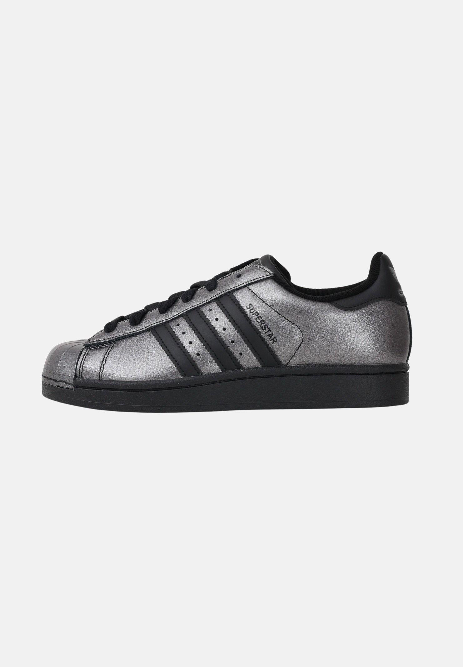 Image of ADIDAS ORIGINALS Sneakers SUPERSTAR II argento e nere per uomo e donna