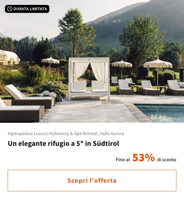 Un elegante rifugio a 5* in Südtirol