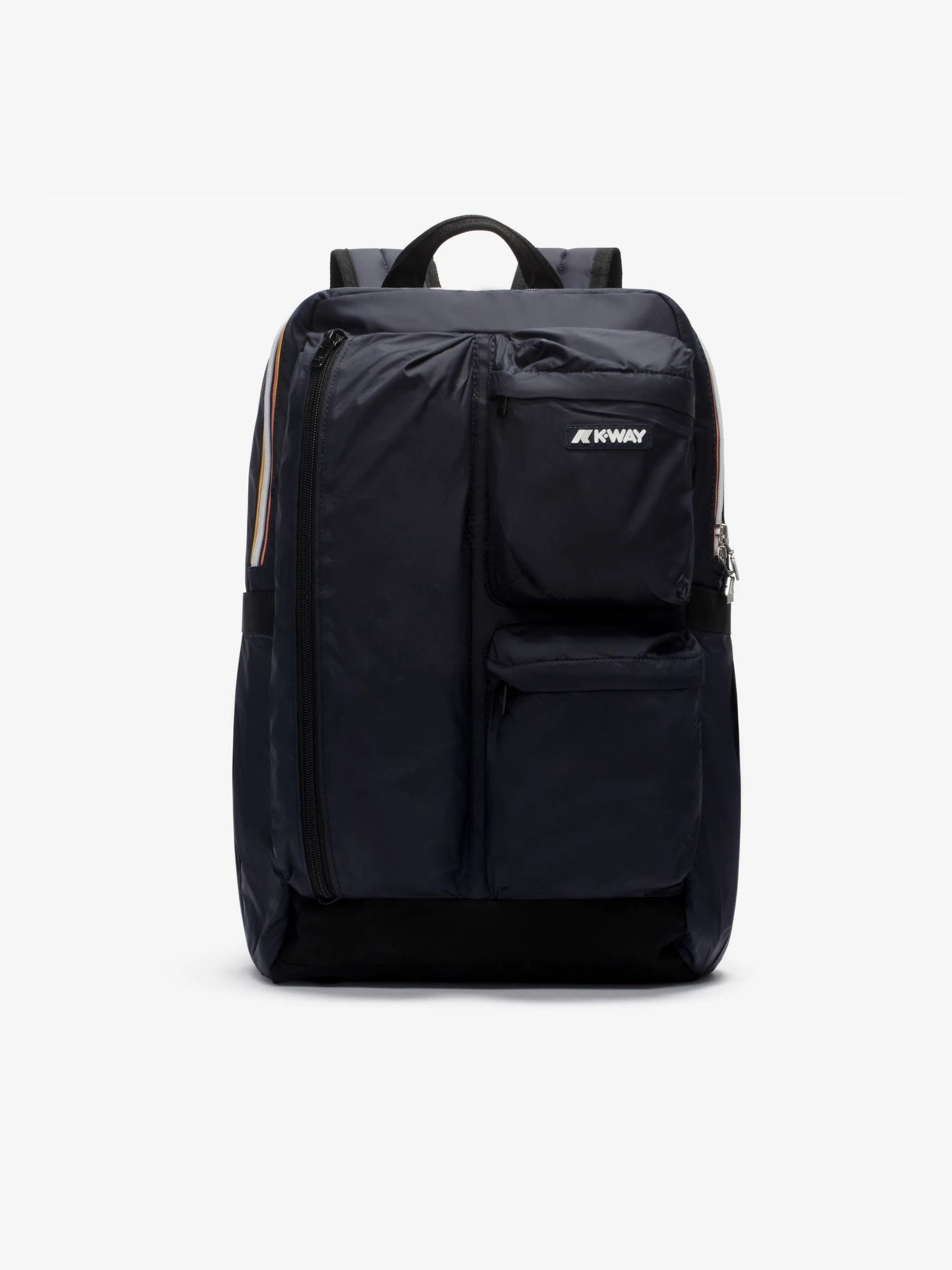 an image of a blue jacket with a hood and a zipper