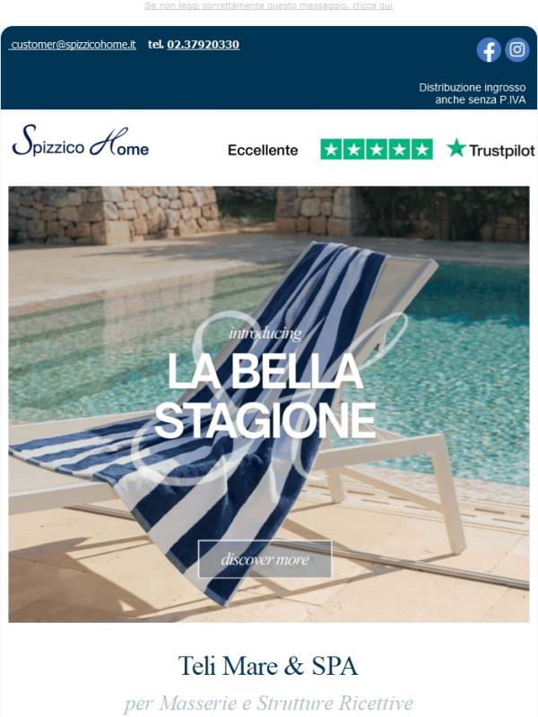 Introducing: La bella stagione ✨ Ecco i teli mare per la tua dimora di charme 👈