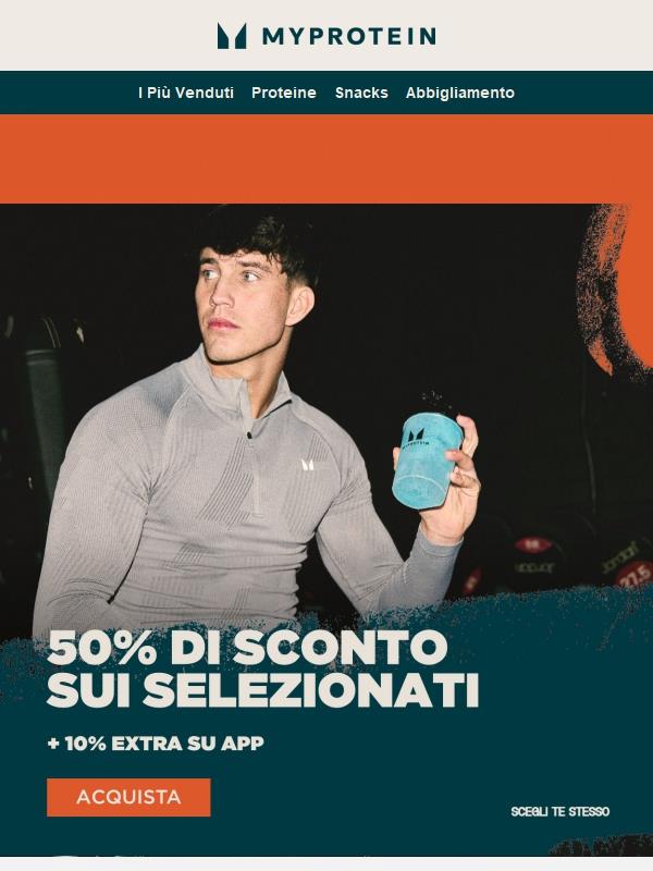 Scade Presto ⏰ -50% + 10% Extra di Sconto
