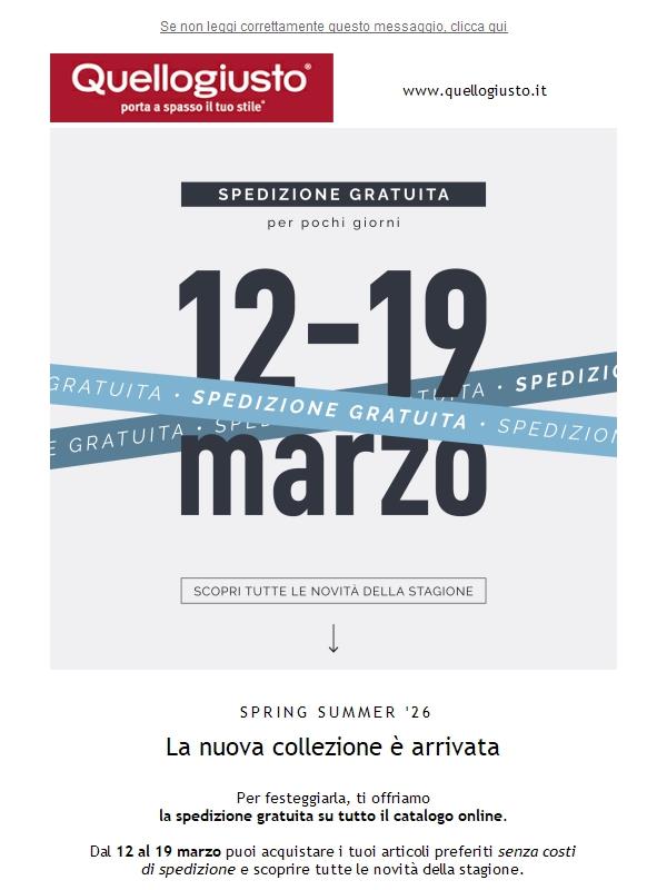 Nuova collezione: SPEDIZIONE GRATUITA