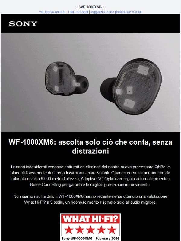 Cerchi i migliori auricolari con Noise Cancelling*?