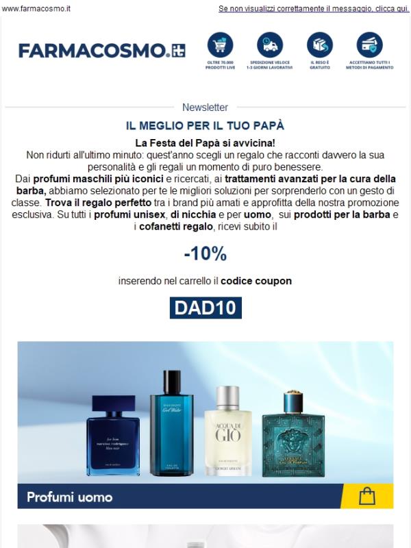 🎁 Festa del Papà: -10% sul regalo perfetto